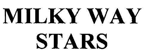 Mẫu nhãn hiệu MILKY WAY STARS