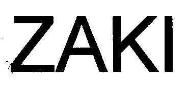 Mẫu nhãn hiệu ZAKI