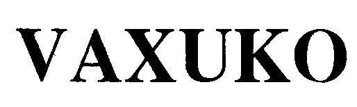 Mẫu nhãn hiệu VAXUKO