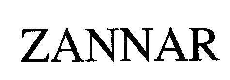 Mẫu nhãn hiệu ZANNAR
