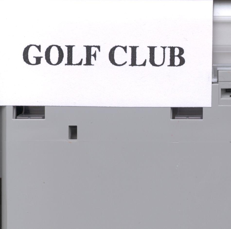 Mẫu nhãn hiệu GOLF CLUB