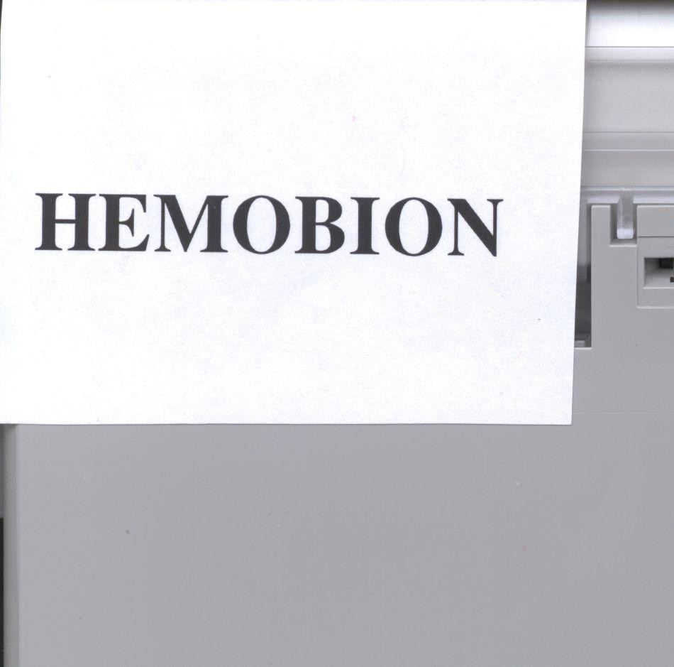 Mẫu nhãn hiệu HEMOBION