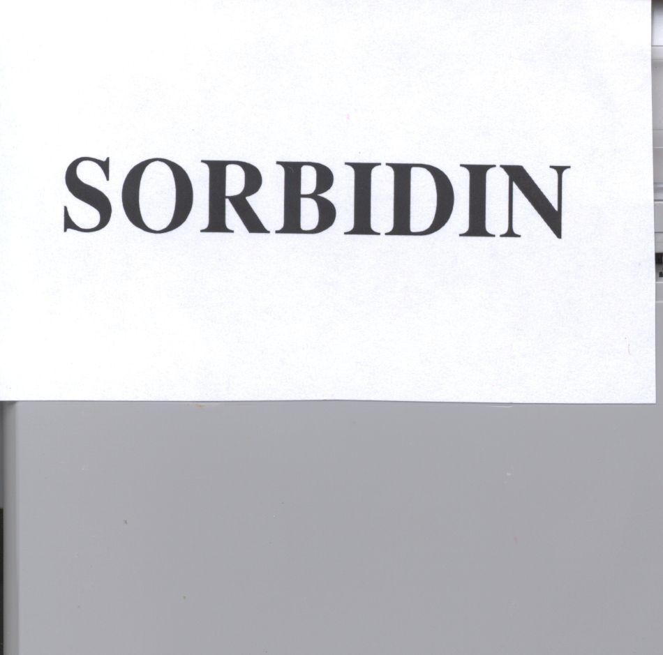 Mẫu nhãn hiệu SORBIDIN