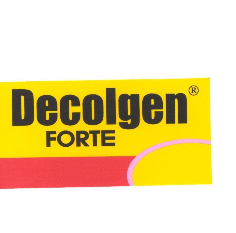Mẫu nhãn hiệu DECOLGEN FORTE