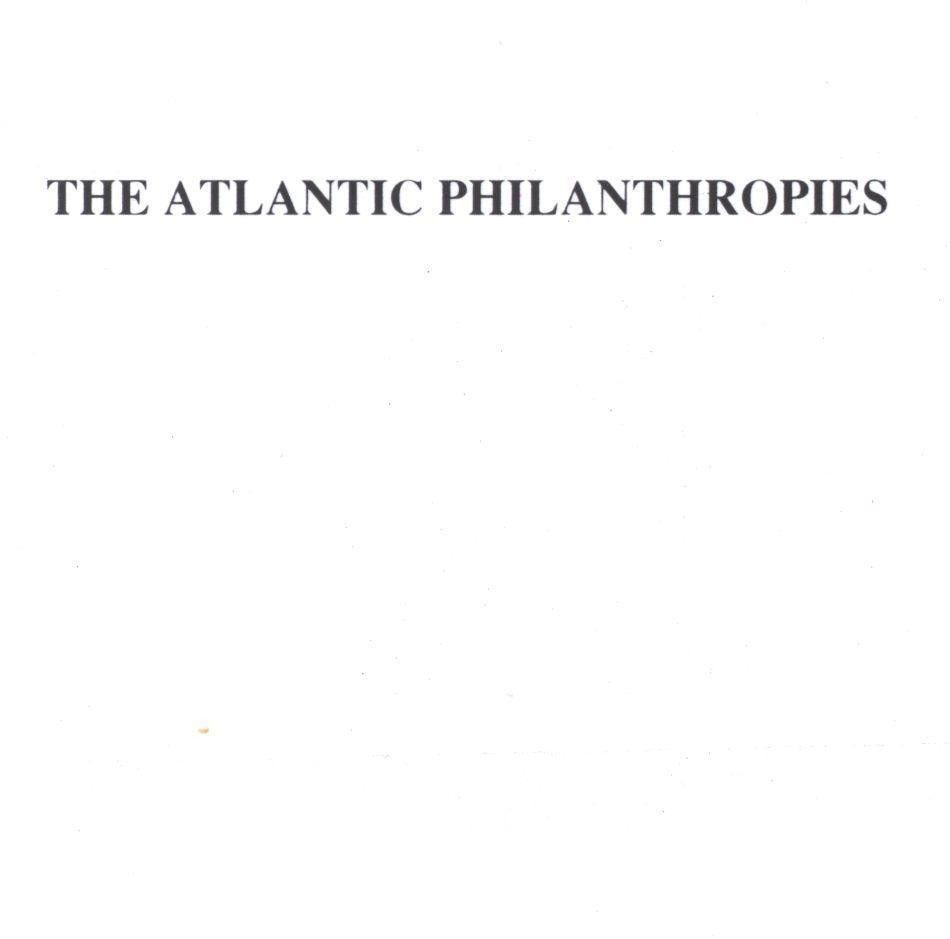 Mẫu nhãn hiệu THE ATLANTIC PHILANTHROPIES