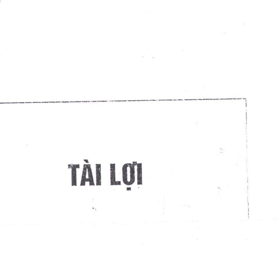 Mẫu nhãn hiệu Tài Lợi