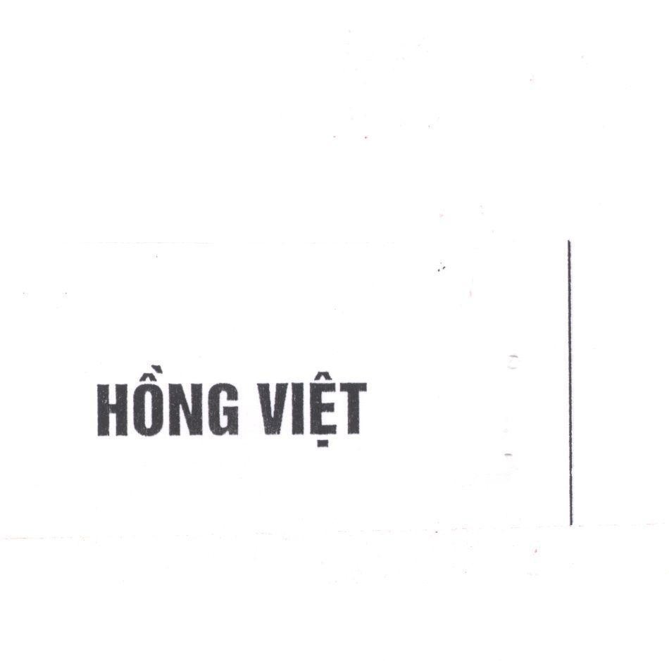 Mẫu nhãn hiệu HồNG Việt