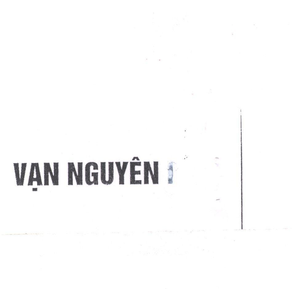 Mẫu nhãn hiệu VạN NGUYêN