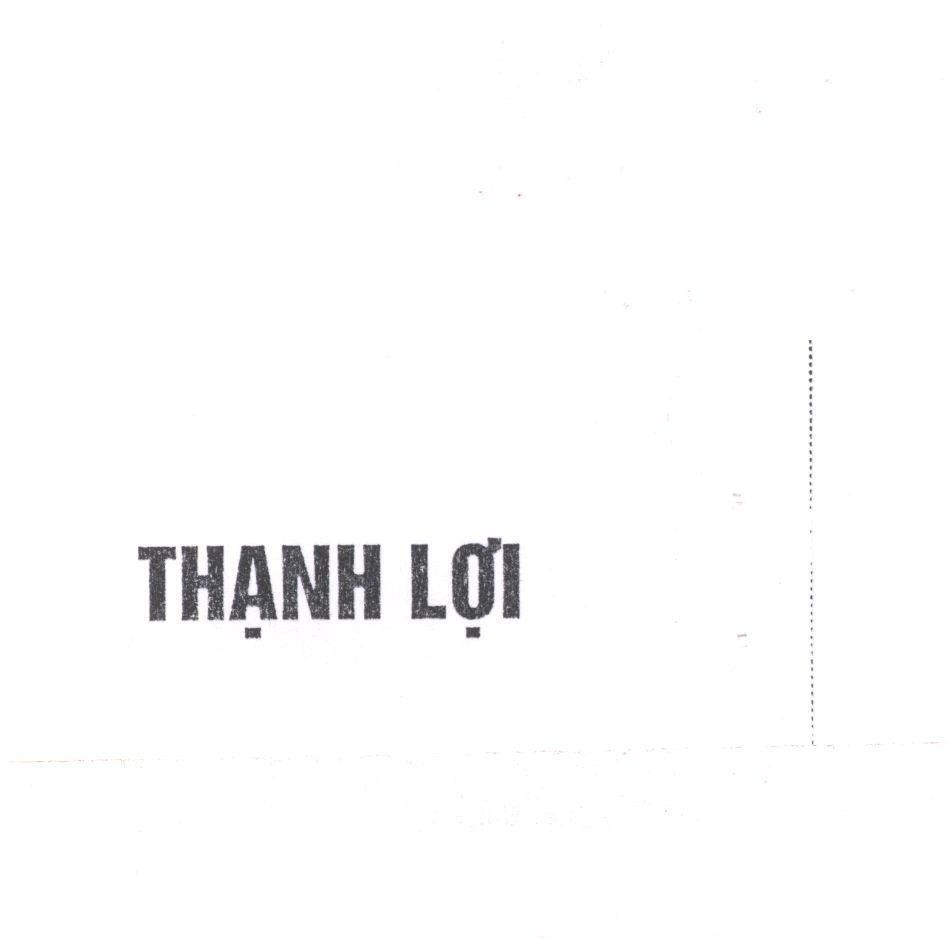 Mẫu nhãn hiệu THạNH LợI