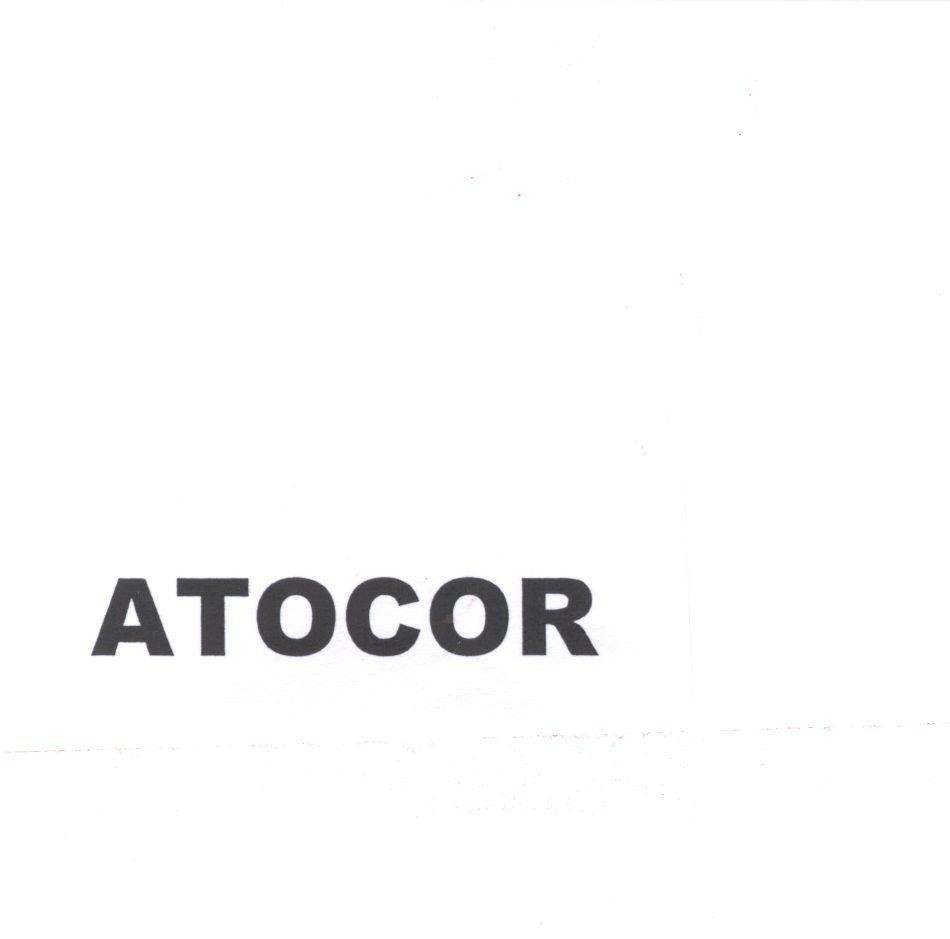Mẫu nhãn hiệu ATOCOR .