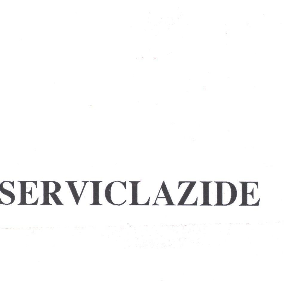 Mẫu nhãn hiệu SERVICLAZIDE