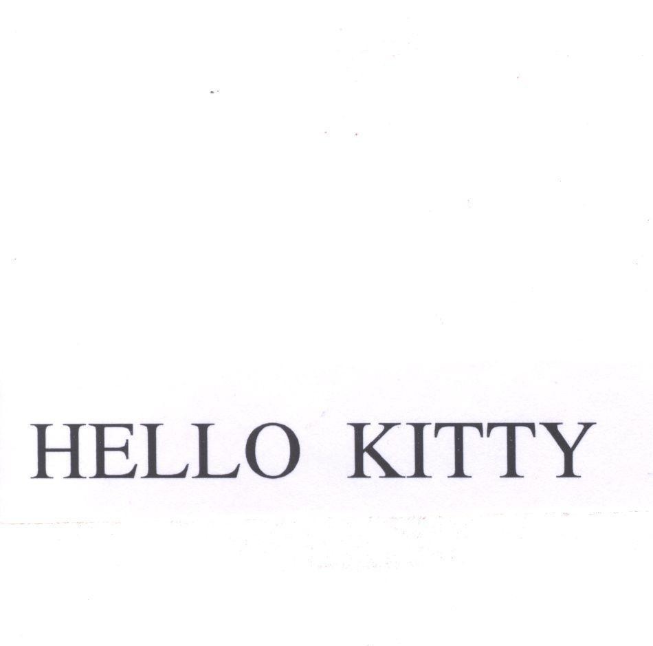 Mẫu nhãn hiệu HELLO KITTY