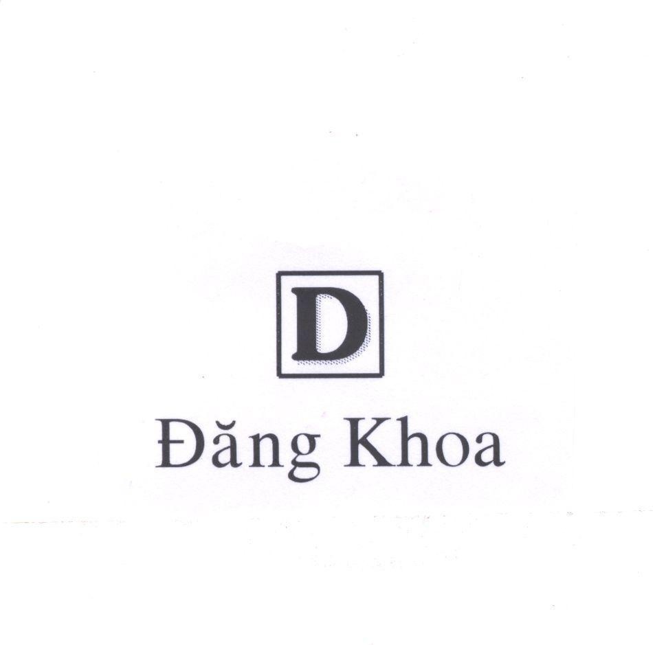 Mẫu nhãn hiệu D Đăng Khoa
