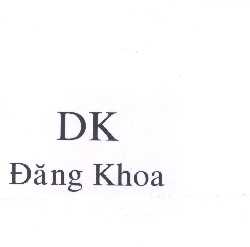 Mẫu nhãn hiệu D K Đăng Khoa