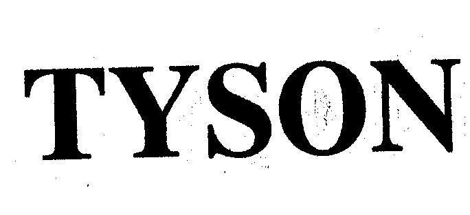 Mẫu nhãn hiệu TYSON