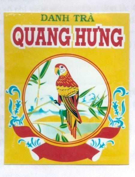 Mẫu nhãn hiệu Danh trà Quang Hưng