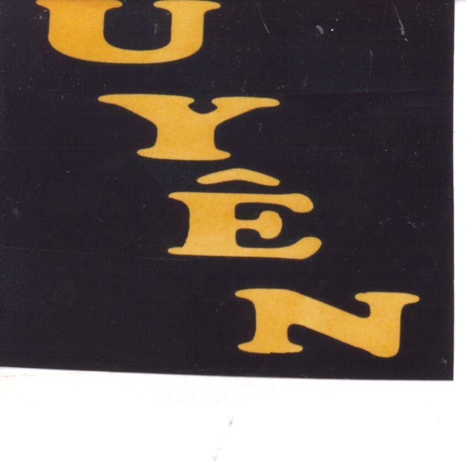 Mẫu nhãn hiệu UYÊN
