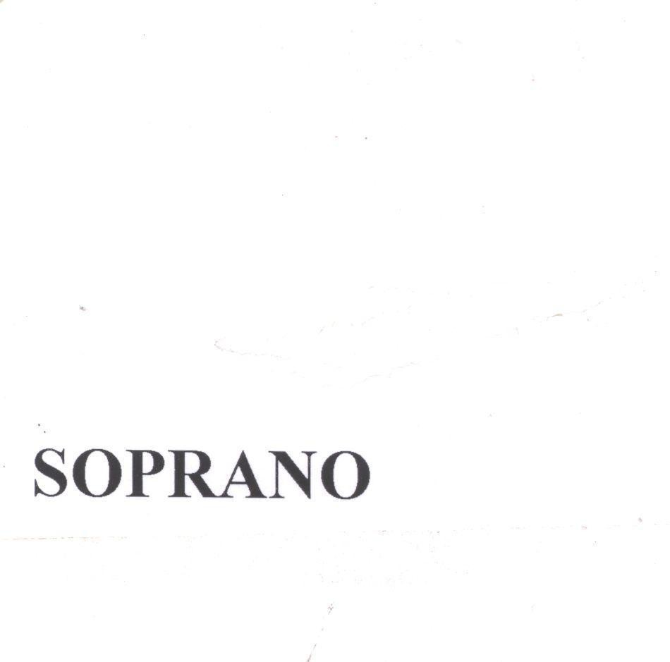 Mẫu nhãn hiệu SOPRANO