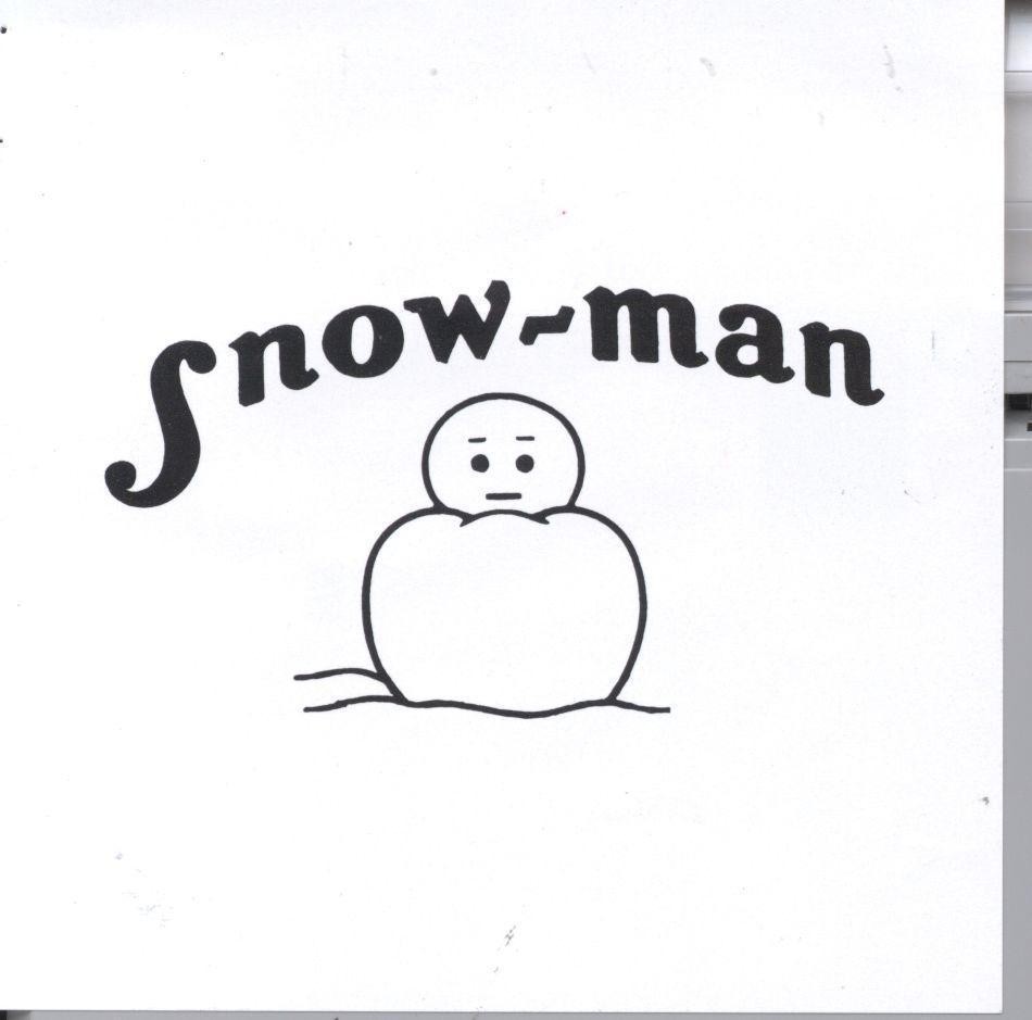 Mẫu nhãn hiệu snow man