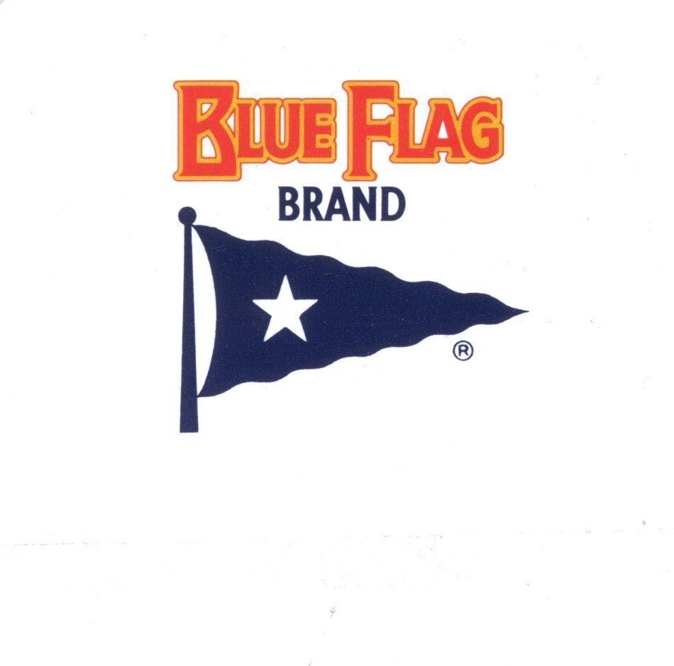 Mẫu nhãn hiệu BLUE FLAG BRAND