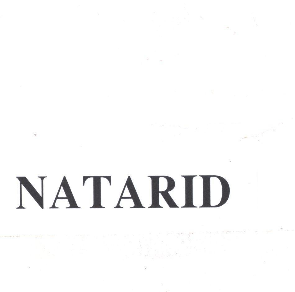 Mẫu nhãn hiệu NATARID