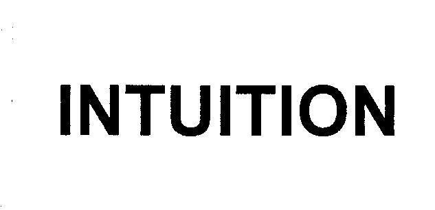 Mẫu nhãn hiệu INTUITION