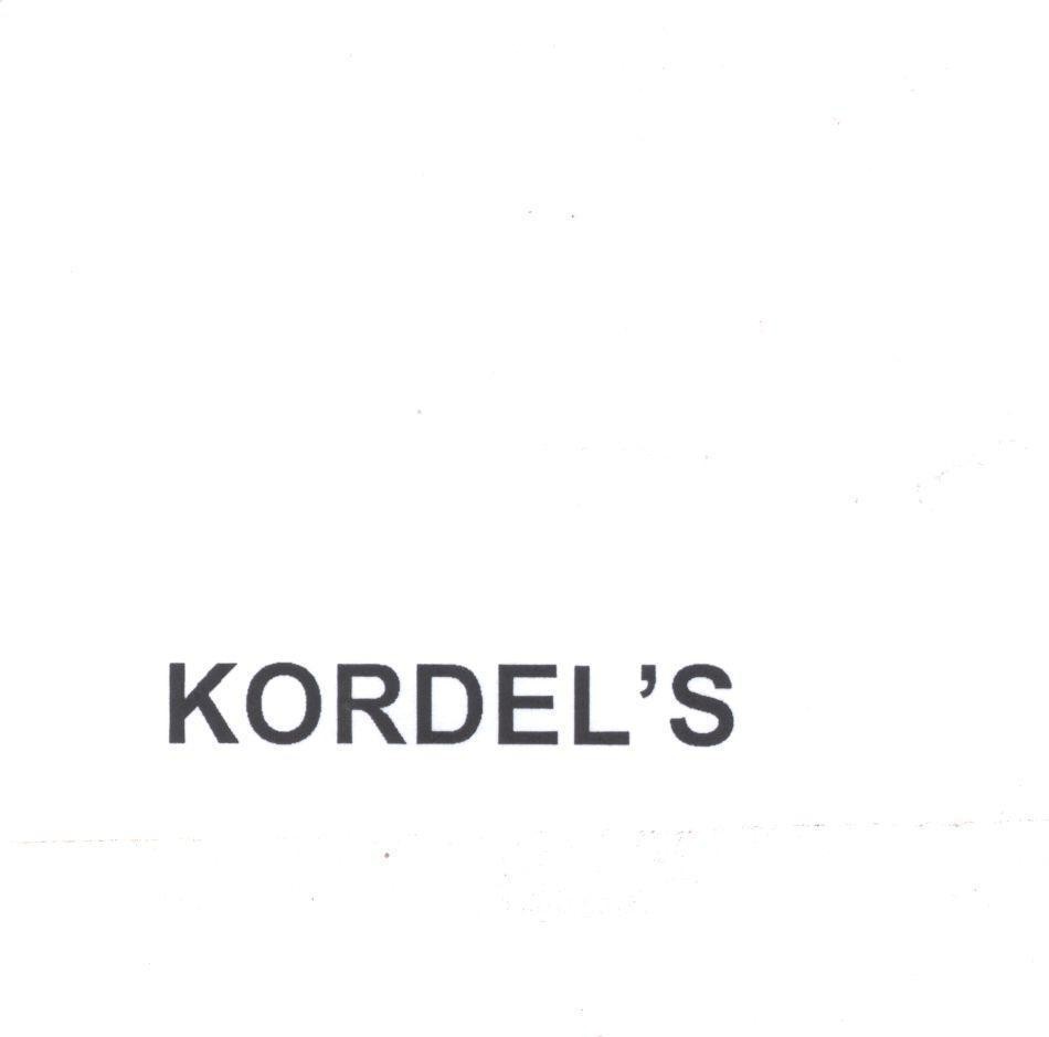 Mẫu nhãn hiệu KORDEL' S