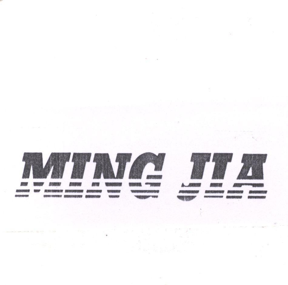 Mẫu nhãn hiệu MING JIA