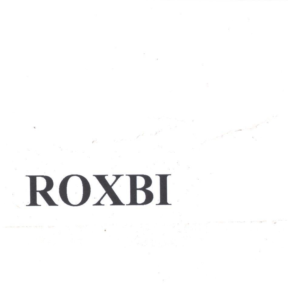 Mẫu nhãn hiệu ROXBI