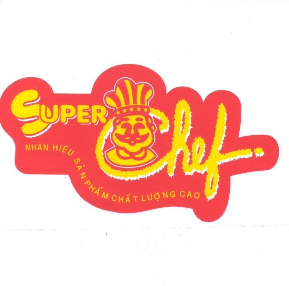 Mẫu nhãn hiệu SUPER CHEF Nhãn hiệu sản phẩm chất lượng cao