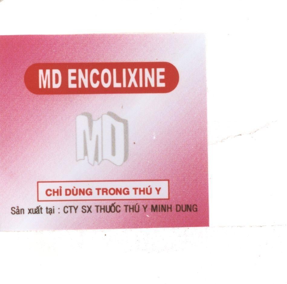 Mẫu nhãn hiệu MD ENCOLIXINE MINH DUNG