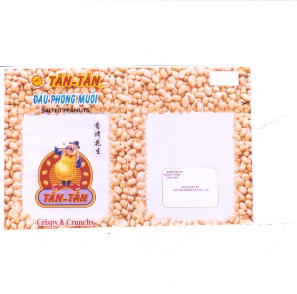 Mẫu nhãn hiệu TâN-TâN ĐậU PHộNG MUốI SALTED PEANUTS CRISPY & CRUNCHY