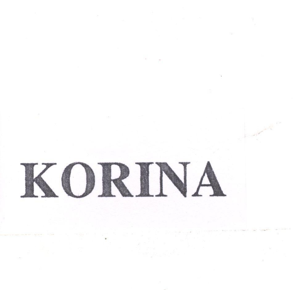 Mẫu nhãn hiệu KORINA