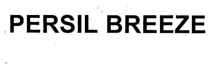 Mẫu nhãn hiệu PERSiL BREEZE .
