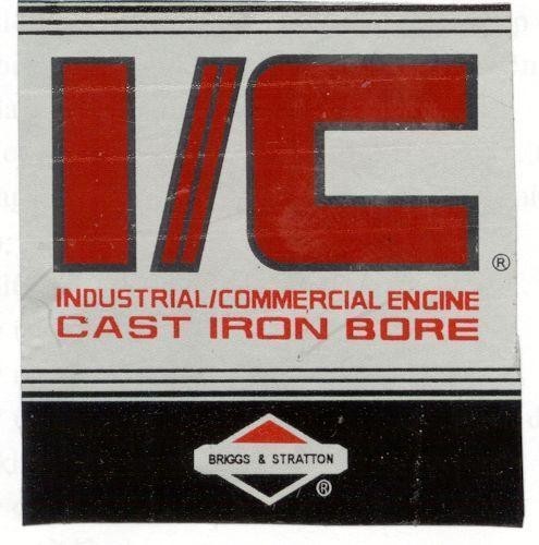 Mẫu nhãn hiệu CAST IRON BORE INDUSTRIAL/COMMERICAL ENGINE