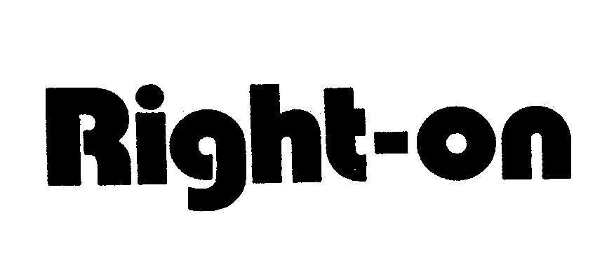 Mẫu nhãn hiệu Right-on