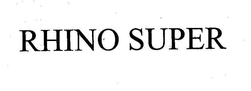 Mẫu nhãn hiệu RHINO SUPER