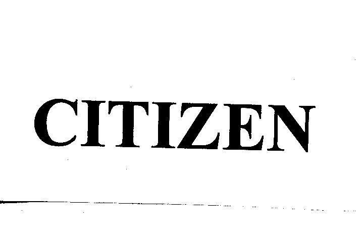 Mẫu nhãn hiệu CITIZEN