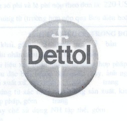 Mẫu nhãn hiệu DETTOL