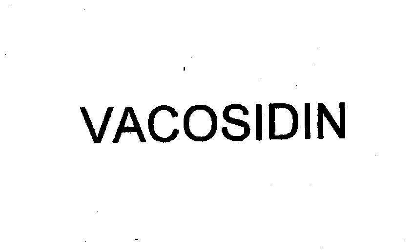 Mẫu nhãn hiệu VACOSIDIN
