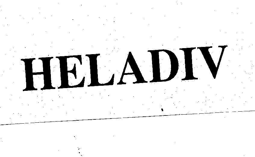 Mẫu nhãn hiệu HELADIV