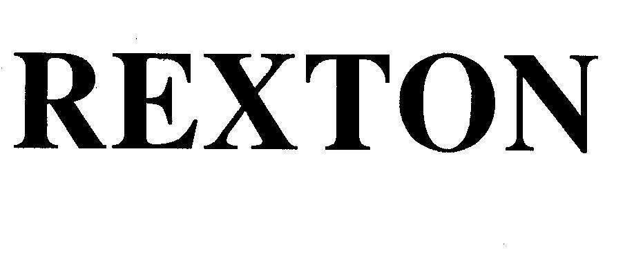 Mẫu nhãn hiệu REXTON