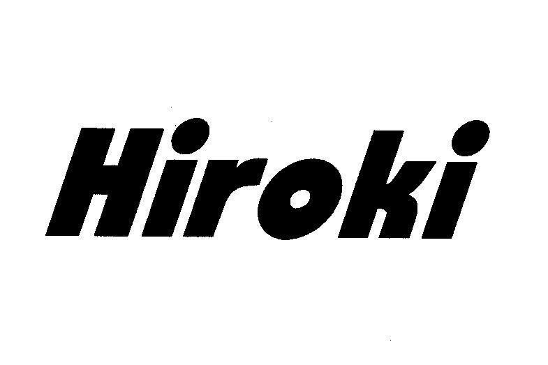 Mẫu nhãn hiệu Hiroki