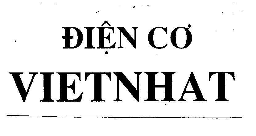 Mẫu nhãn hiệu ĐIệN Cơ VIETNHAT