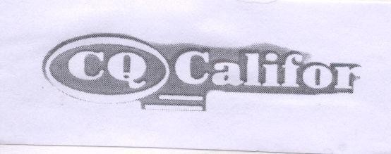 Mẫu nhãn hiệu CQ Califor
