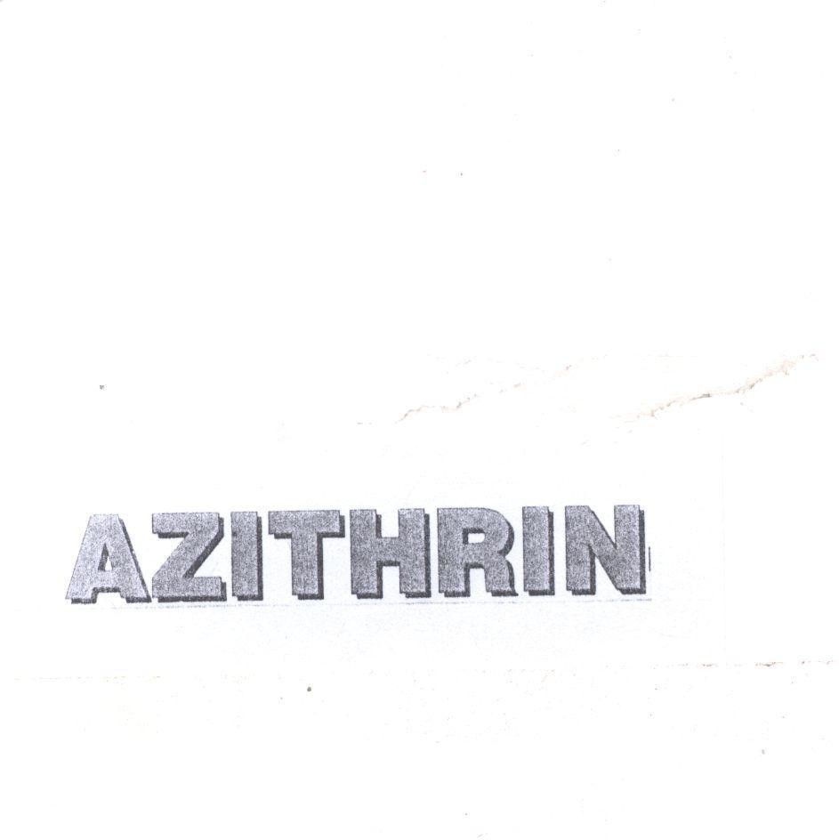 Mẫu nhãn hiệu AZITHRIN