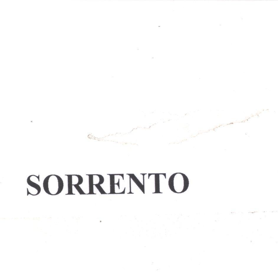 Mẫu nhãn hiệu SORRENTO