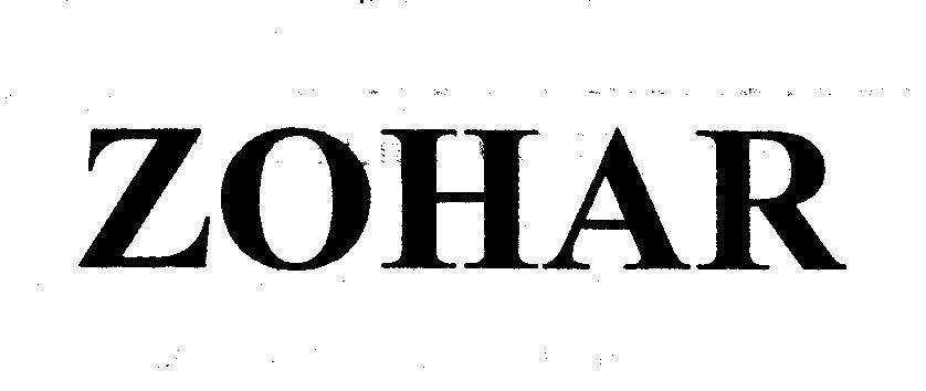 Mẫu nhãn hiệu ZOHAR