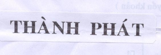 Mẫu nhãn hiệu Thành Phát