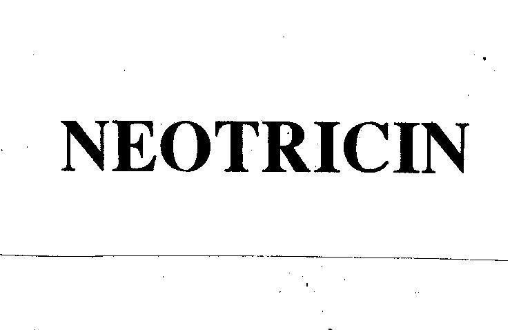 Mẫu nhãn hiệu NEOTRICIN